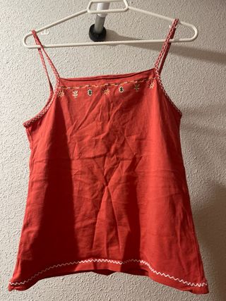 Conjunto pijama mujer rojo