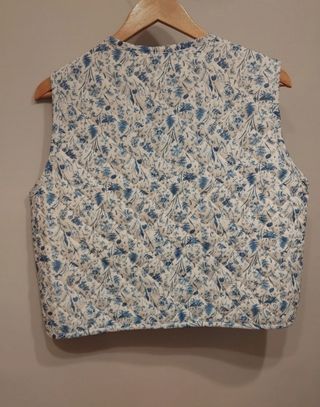 Chaleco Acolchado Floral 