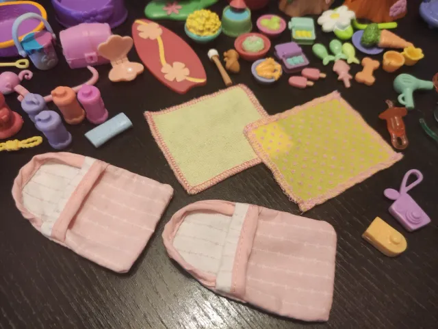 Lote accesorios originales Littlest Pet Shop LPS 