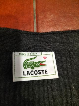 Jersey Lacoste Gris Hombre Talla Xl