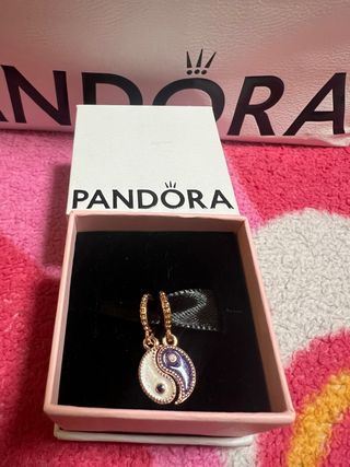 Pandora Charm Yin Yang oro rosa