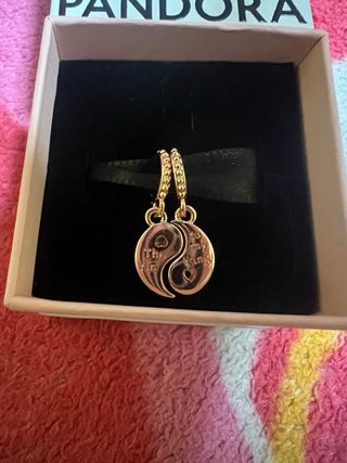 Pandora Charm Yin Yang oro rosa