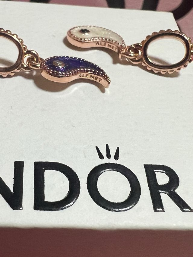 Pandora Charm Yin Yang oro rosa
