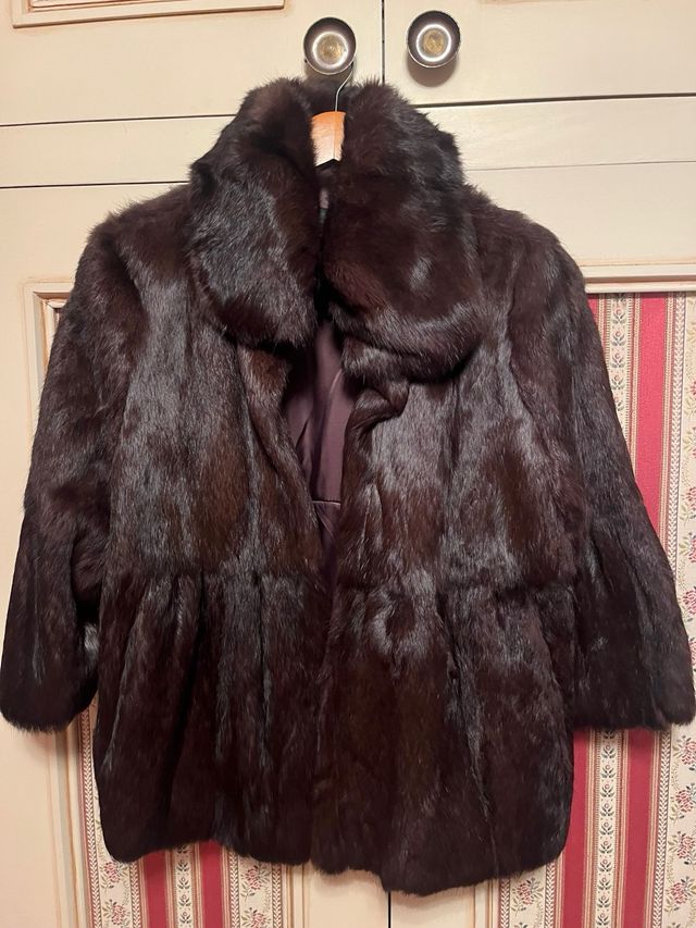 OCASIÓN!!!!Abrigo piel ROBERTO VERINO. Auténtico