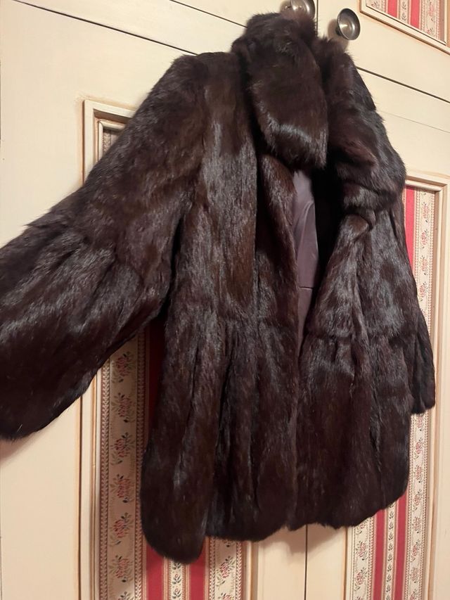 OCASIÓN!!!!Abrigo piel ROBERTO VERINO. Auténtico