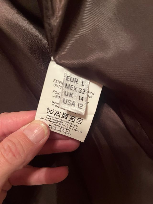 OCASIÓN!!!!Abrigo piel ROBERTO VERINO. Auténtico