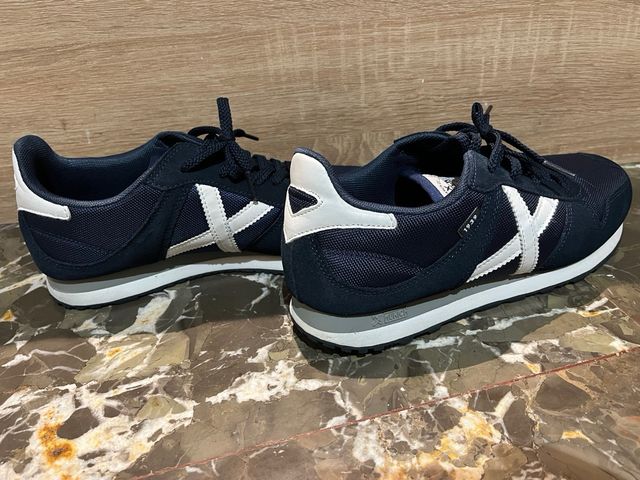 Zapatillas Munich Talla 42 Azul/Blanco