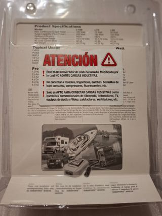 Inversor 12V DC a 220V AC 75W IFONDC