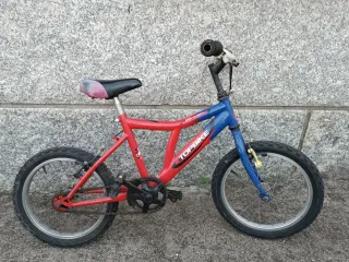 Bicicleta Infantil TOPBIKE Roja y Azul