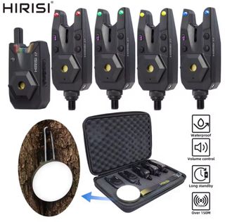 Juego Alarmas Pesca Carpa Hirisi Inalámbricas