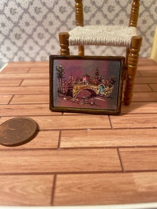 Quadro rilievo lamina dollshouse