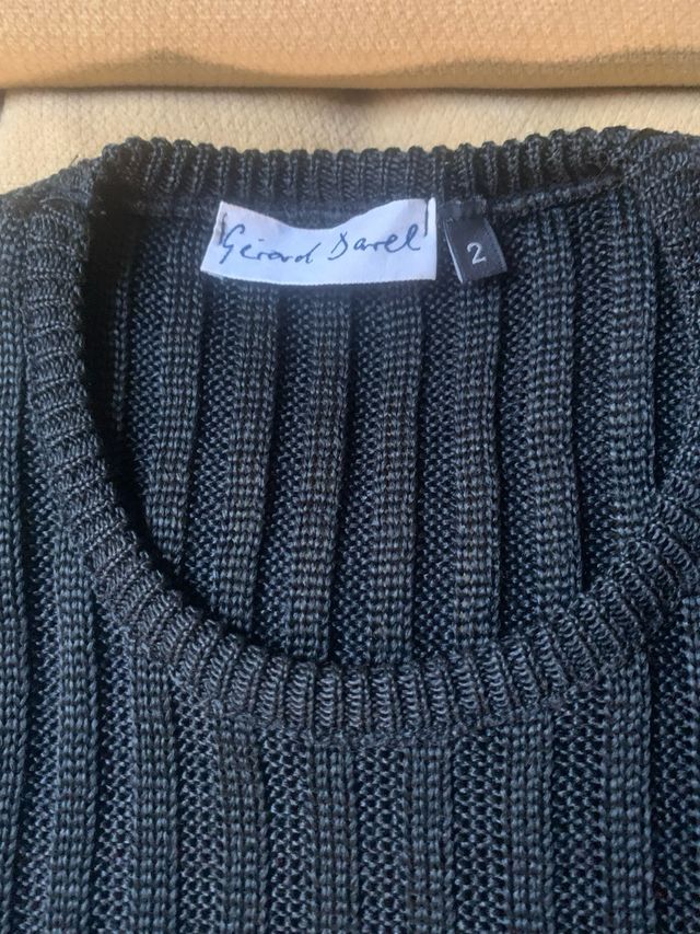 Camiseta de punto Gerard Darel negra Talla S