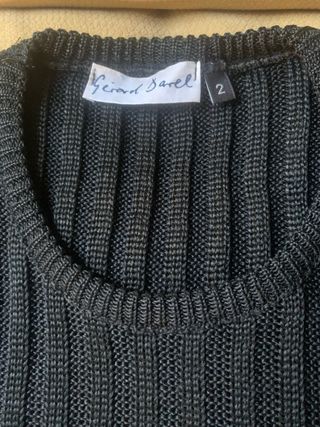 Camiseta de punto Gerard Darel negra Talla S