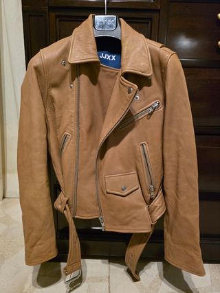 Chaqueta Cuero Jack Jones Talla XS