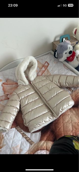 Giubbino bambina 1 anno reversibile