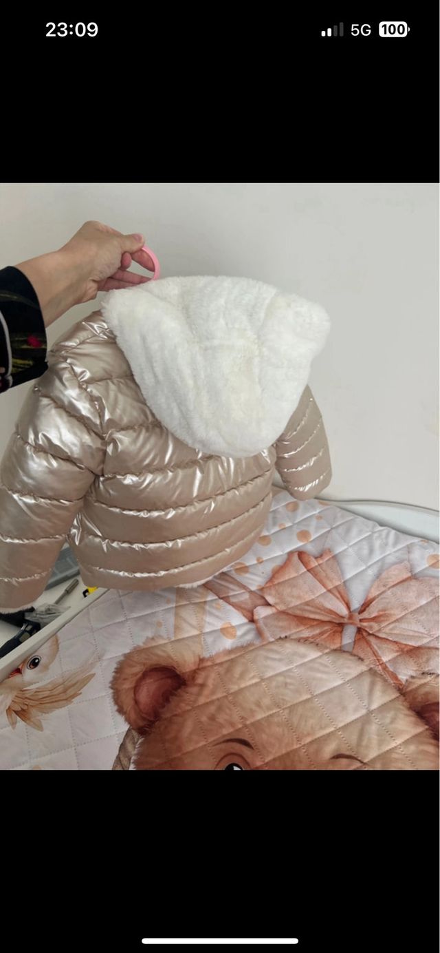 Giubbino bambina 1 anno reversibile