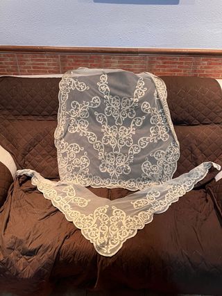 conjunto de Manteletas y mantillas
