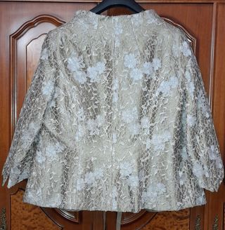 Conjunto fiesta 3 piezas mujer oro/plata