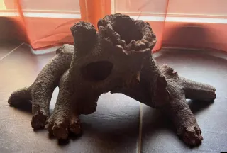 Tronco cavo decorativo per acquario/terrario