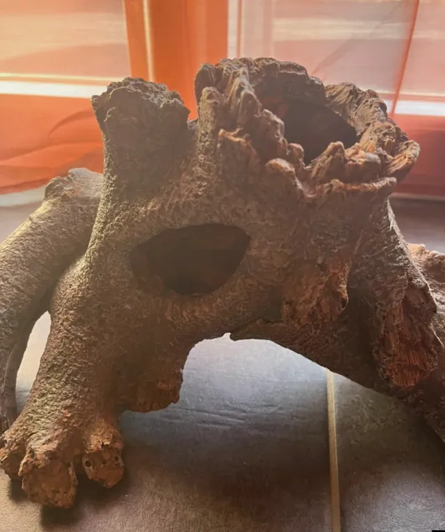 Tronco cavo decorativo per acquario/terrario