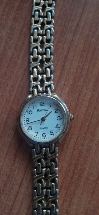 Reloj de pulsera PONTINA dorado y plateado