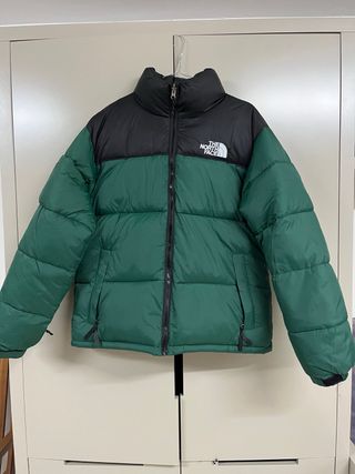 The North Face Abrigo Negro y Verde