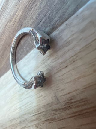 Anillo Pandora Plata Estrellas