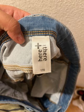 Shorts vaqueros azules mujer
