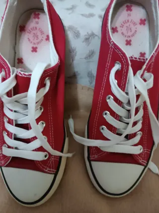 Zapatillas Seven Five rojas talla 39