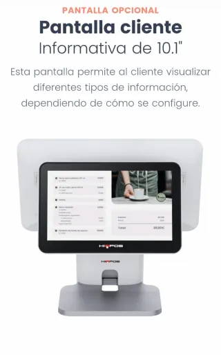 Pantalla TPV Cliente HIPOS 10.1