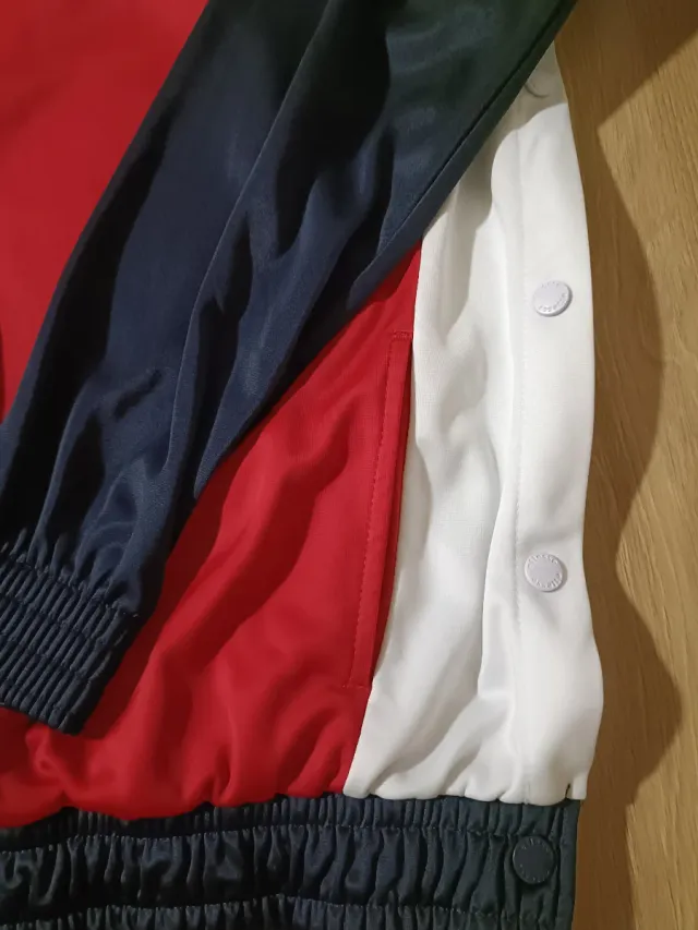 Sudadera vintage Ellesse azul y roja