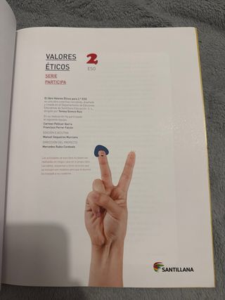 VALORES ETICOS SERIE PARTICIPA 2 ESO