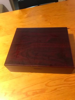 Set Abridor Botellas Vino Caja Madera