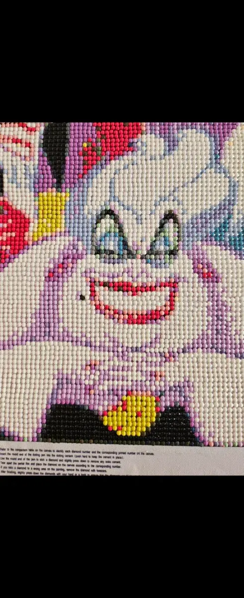 Lienzo Punto Diamante Villanas Disney 40x50cm