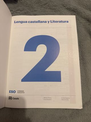 Lengua castellana y Literatura 2 ESO 2020