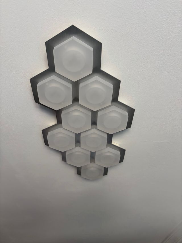 Plafón LED Diseño Panel Abeja