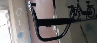 Portapacchi posteriore nero per booster spirit