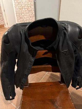 Cazadora Dainese Street Fighter Negra. T 52. Envío