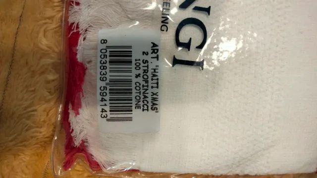 NGI Strofinacci Haiti Xmas 2 pz Cotone