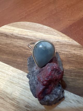 Anillo Plata con Larimar