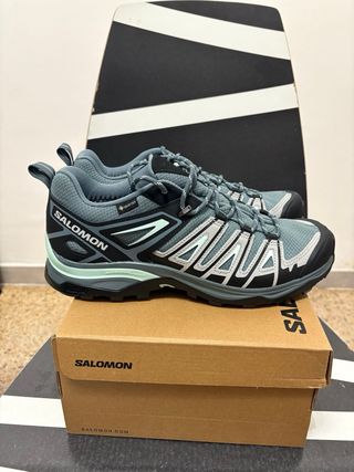 Zapatillas Salomon X Ultra Gore-Tex Gris/Verde