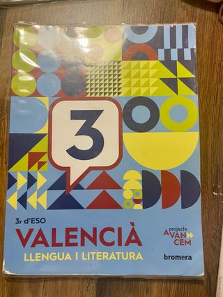 Avancem 3r ESO. Valencià: llengua i literatura