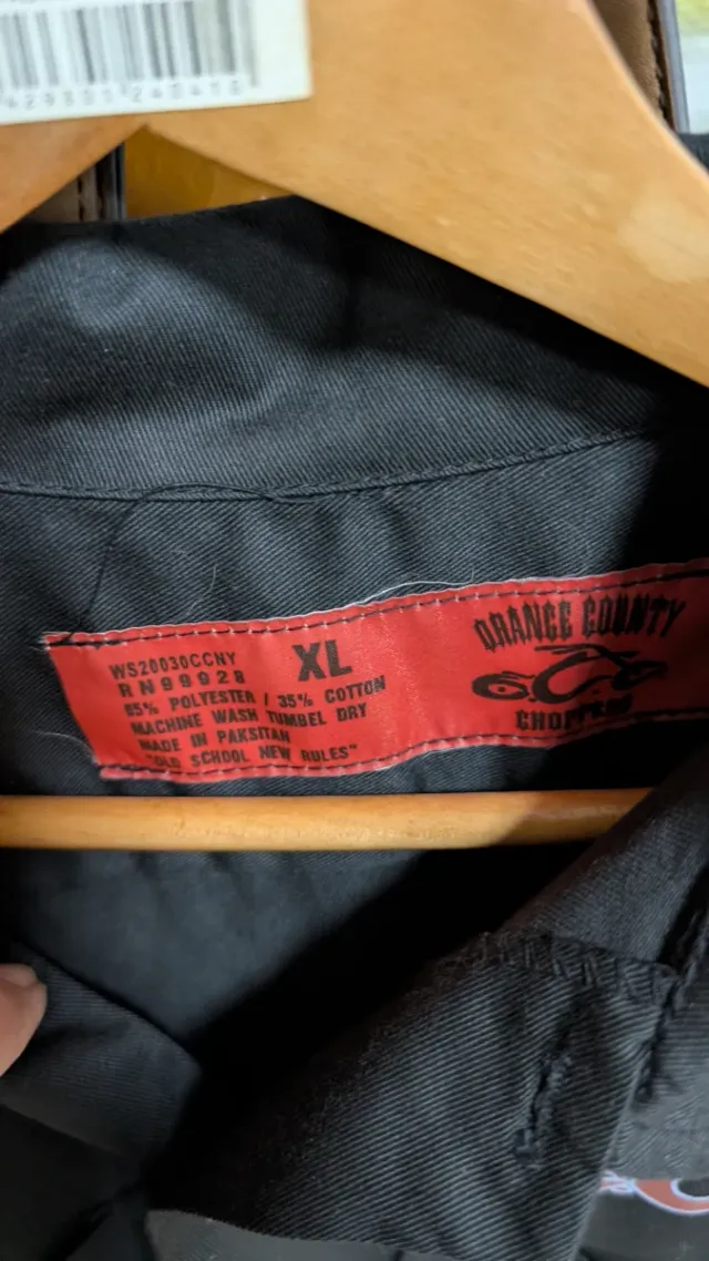 SIN USAR - Camisa Trabajo Orange County Choppers X