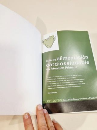 Libro Guía de Alimentación cardiosaludable en Aten