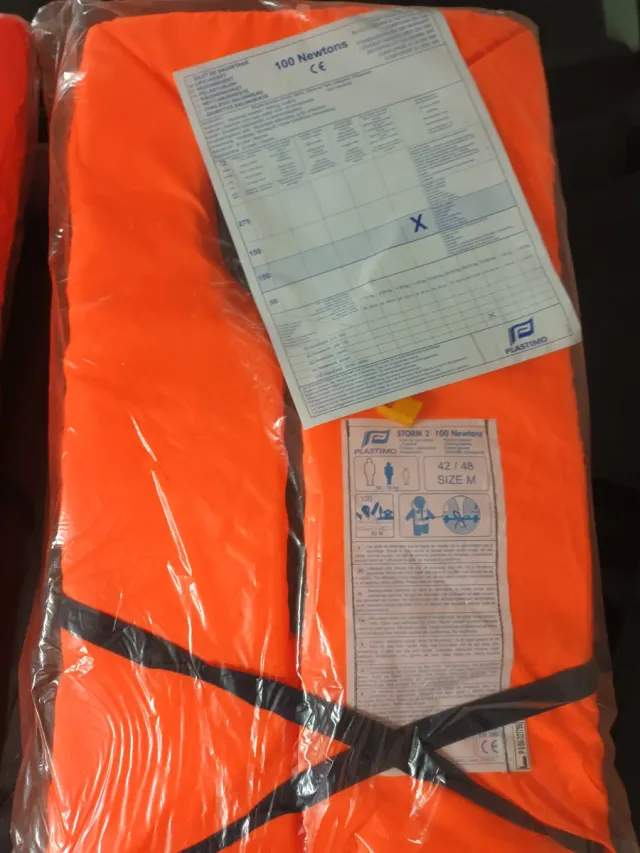 4 Chalecos Salvavidas Plastimo Naranja a estrenar