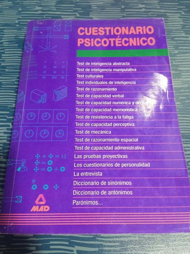 Cuestionario psicotécnico.