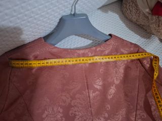 Vestido completo Fallera beige y rosa