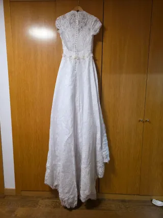 Traje de Novia Blanco Encaje