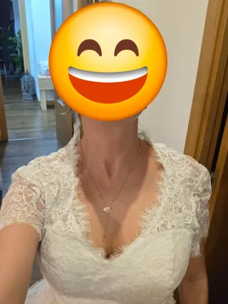 Traje de Novia Blanco Encaje