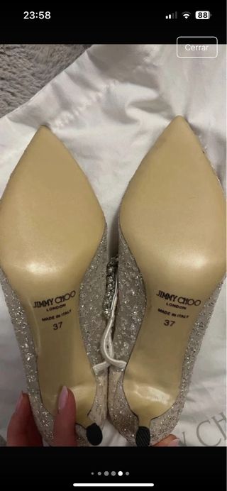 Zapatos Jimmy Choo Plataforma Cristales
